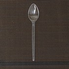 Ложка одноразовая «Фуршетная», 10 см, прозрачная - Фото 3