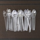 Ложка одноразовая «Фуршетная», 10 см, прозрачная - Фото 5