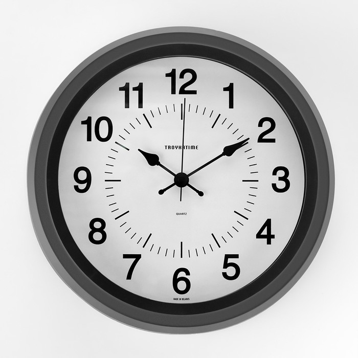 Часы настенные, серия: Классика, d-25 см, черные - Фото 1