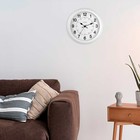 Часы настенные, серия: Классика, d-25 см, белые - Фото 4