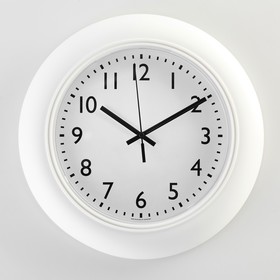 Часы настенные, серия: Классика, d-30 см, белые