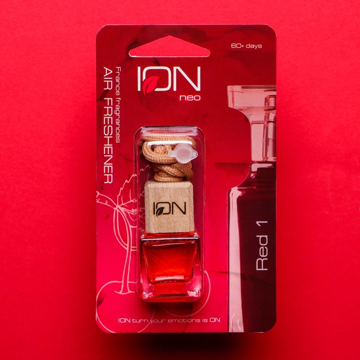 Ароматизатор подвесной бутылочка ION RED 1, 6 мл, IP-01 - Фото 1