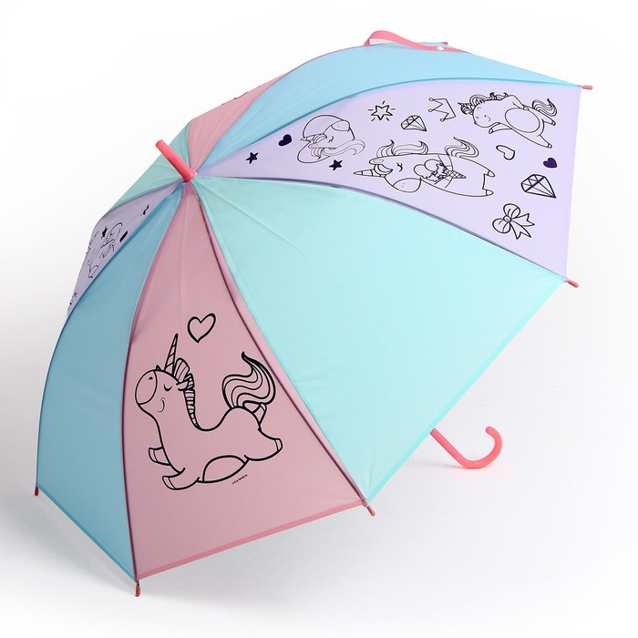 Зонт детский «Сказочная единорожка», d=90см - фото 1906249650