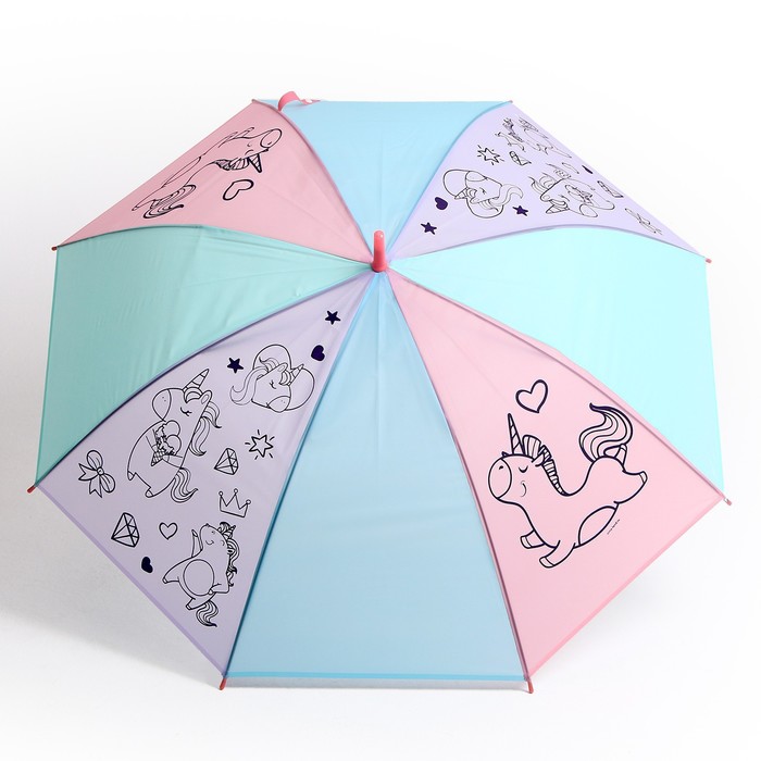 Зонт детский «Сказочная единорожка», d=90см - фото 1906249651