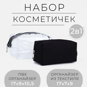 {{productViewItem.photos[photoViewList.activeNavIndex].Alt || productViewItem.photos[photoViewList.activeNavIndex].Description || 'Набор косметичек 2 в 1 на молнии, цвет чёрный'}}