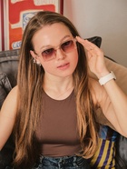 Очки солнцезащитные OneSun, uv 400, линза 3.7×4.5 см, розовый  (артикул 9446135)  большой выбор товаров оптом и в розницу по низким ценам с доставкой