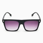 Очки солнцезащитные «OneSun, Wayfarer», uv 400, линза 4.3×5.2 см, чёрный, фиолетовый - Фото 3
