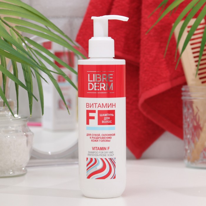Шампунь для волос LIBREDERM Витамин F для сухой и склонной к раздражению коже, 250 мл 34610