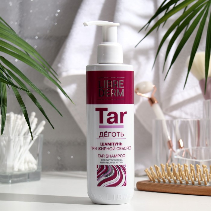 Шампунь для волос при жирной себорее LIBREDERM Деготь, 250 мл 34611