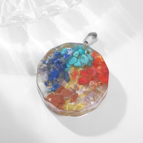 

Подвеска "МИКС камней" Семь чакр, d=3,5см