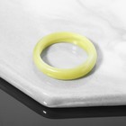 Кольцо литое "Агат жёлтый", размер МИКС (16-19) - фото 10420437