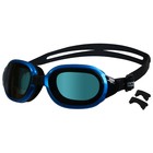Очки для плавания ONLYTOP, набор носовых перемычек, цвет чёрный/синий - фото 6882445
