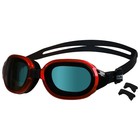 Очки для плавания ONLYTOP, набор носовых перемычек, цвет чёрный/красный - фото 6882457