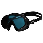 Очки-полумаска для плавания ONLYTOP, цвет чёрный - фото 3603714