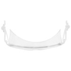 Очки-полумаска для плавания ONLYTOP, цвет белый/прозрачный - Фото 4