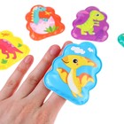 Игрушки для ванны «Удивительный мир динозавров» книжка и пальчиковый театр - фото 3256382