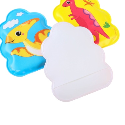 Игрушки для ванны Крошка Я «Удивительный мир динозавров» в наборе: книжка и пальчиковый театр, от 1 года