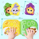 Игрушки для ванны «Кругляшики. Цвет и предметы» книжка и пальчиковый театр, Крошка Я - Фото 3