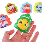 Игрушки для ванны Крошка Я, книжка и пальчиковый театр, по мотивам сказки «Колобок», от 1 года - Фото 4