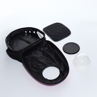 Рюкзак для переноски кошек и собак, с окном, 32×25×42 см, розовый - Фото 12