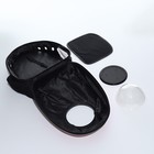 Рюкзак для переноски кошек и собак, с окном, 32×25×42 см, розовый - Фото 12