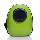 Рюкзак для переноски животных с окном для обзора, 32 х 25 х 42 см, зелёный - Фото 2