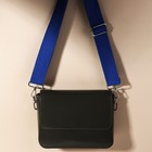 Ручка для сумки, стропа, 135 ± 3 × 3,8 см, цвет синий - Фото 4