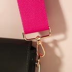Ручка для сумки, стропа, 140 × 3,8 см, цвет розовый - фото 9279092