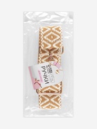 Ручка для сумки «Ромбы», стропа, 135±3×3.8 см, цвет горчичный, белый - Фото 10