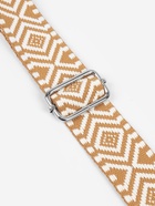 Ручка для сумки «Орнамент», стропа, 135±3×3.8 см, цвет горчичный - Фото 4