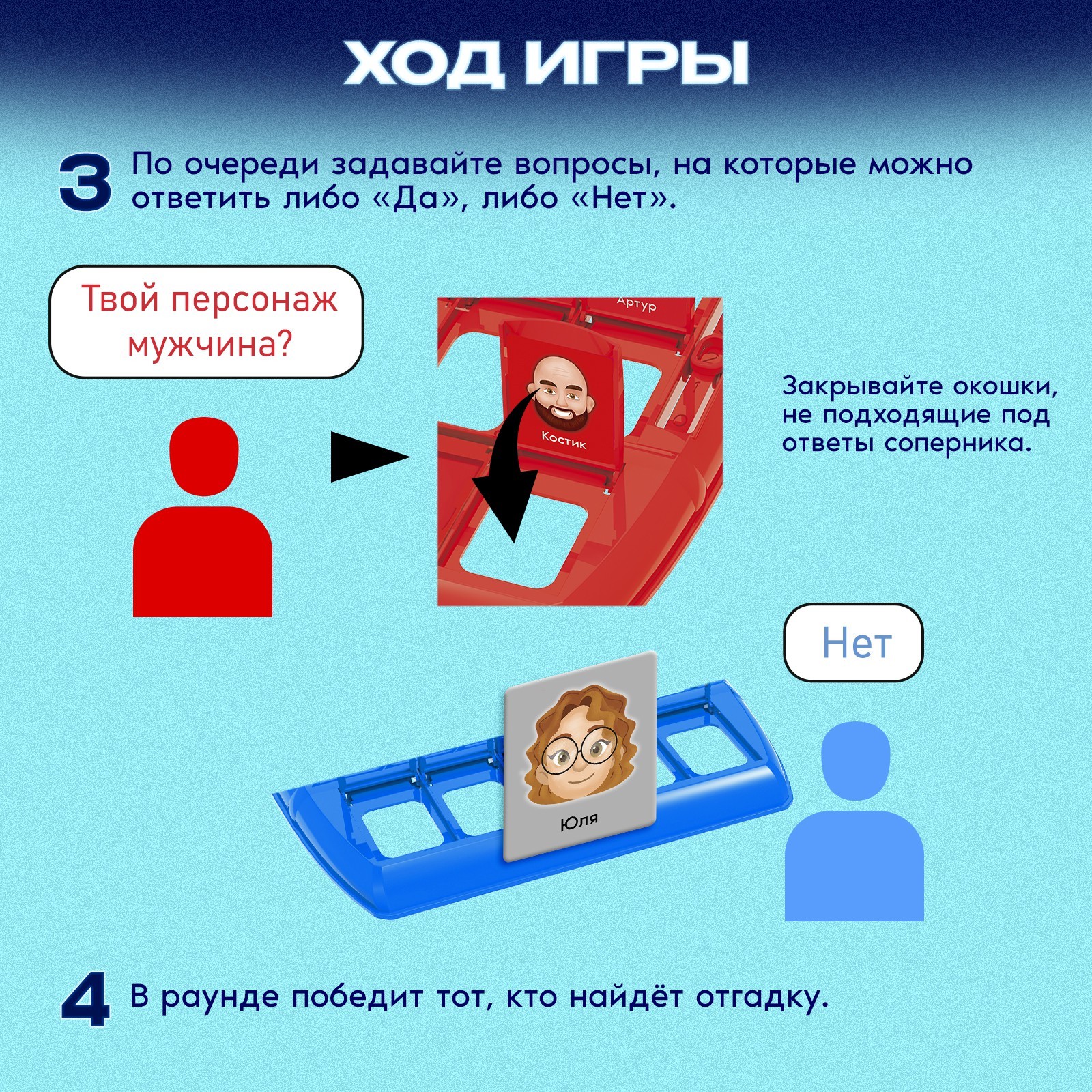 Настольная игра «Особые приметы», 2 игрока, 5+ (9337011) - Купить по цене  от 529.00 руб. | Интернет магазин SIMA-LAND.RU