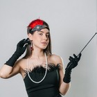 Карнавальный набор «Леди»: повязка, перчатки, серьги, бусы, мундштук - Фото 16