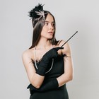 Карнавальный набор «Lux»: повязка, перчатки, бусы, мундштук - Фото 14