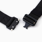 Ремень тактический, застёжка кобра, 125 см, ширина 3.7 см, черный - Фото 3