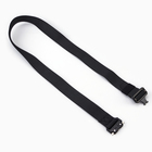 Ремень тактический, застёжка кобра, 125 см, ширина 3.7 см, черный - Фото 4