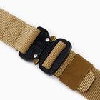 Ремень тактический, застёжка кобра, 130 см, ширина 3.7 см, хаки - Фото 2