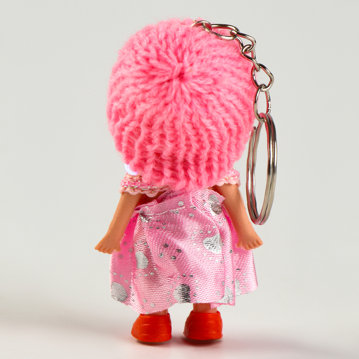 Кукла в шапочке и платье, 3 × 3 × 7 см, цвета МИКС - фото 1909159042