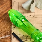 Блокфлейта Music Life, 8 отверстий, немецкая система, зеленая - Фото 5