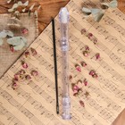 Блокфлейта Music Life, 8 отверстий, немецкая система, белая - Фото 2