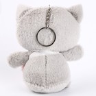 Мягкая игрушка «Кот с сердцем», на брелоке, 11 см, цвета МИКС - фото 3603774