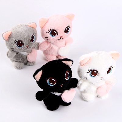 Мягкая игрушка «Кот», с сердцем, 11 см, цвет МИКС
