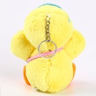 Мягкая игрушка «Утёнок с сумкой» на брелоке, 12 см, цвет жёлтый - фото 6882813