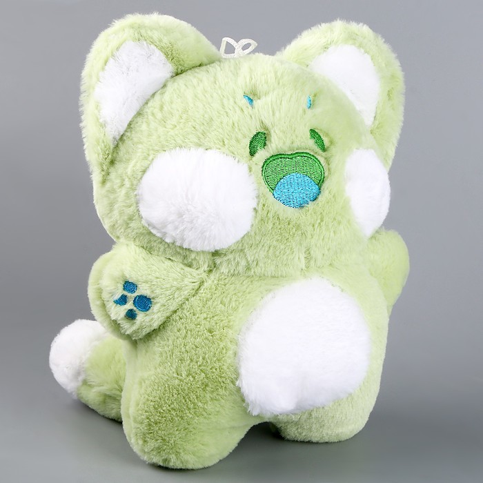 Мягкая игрушка «Супер кот», цвет зелёный - Фото 1