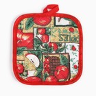 Прихватка Доляна "Яблоня"  16*16 см 100% п/э - фото 25608106