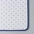 Коврик для ванной с эффектом памяти SAVANNA Memory foam, 50×80 см, цвет тёмно-синий - фото 6882849