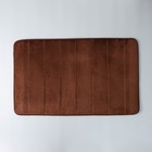 Коврик для ванной с эффектом памяти SAVANNA Memory foam, 50×80 см, цвет коричневый - Фото 4
