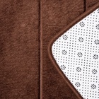 Коврик для ванной и туалета SAVANNA Memory foam, 50×80 см, коричневый - Фото 6