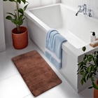 Коврик для ванной и туалета SAVANNA Memory foam, 50×80 см, коричневый - Фото 2