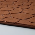 Коврик для ванной и туалета SAVANNA Memory foam, 50×80 см, коричневый - Фото 6