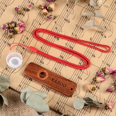 Казу Music Life, деревянный, 9.5×2.8 см